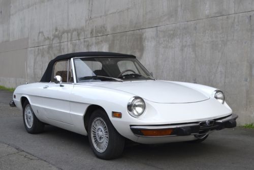 1974 alfa romeo spider veloce-new top. professional alfa mechanic owned.