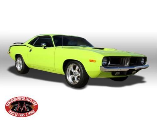 1973 plymouth cuda 360 hot sublime gorgeous muscle car