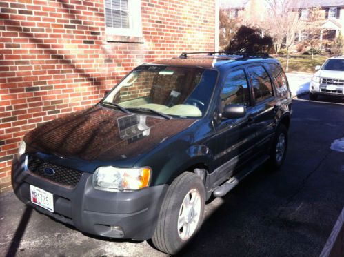 2003 ford escape xlt sport utility 4-door 3.0l 110,000 mile green tan leather in