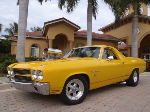 Fresh built 700hp 8-71 supercharged 454 ss pro street el camino 462cid 12 bolt