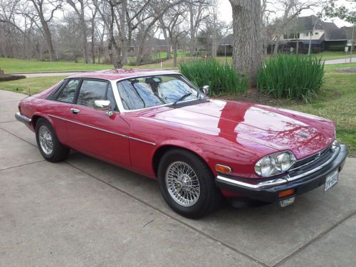 1988 jaguar xjs - v12 coupe in red excellent condition with special history