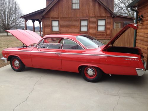 1962 chevrolet bel air bubble top frame off restoration rare