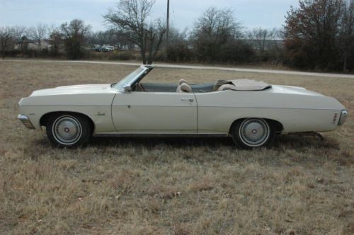 1970 chevrolet impala 2 door convertible classic project car