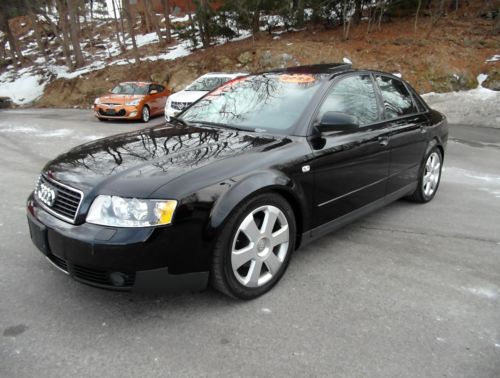 2002 audi a4 quattro 1.8 t / 5 speed / s4 wheels / low miles / super clean