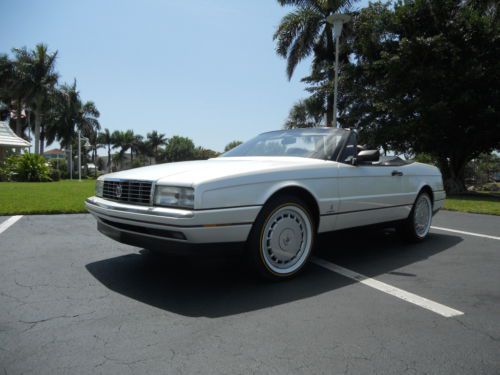 1991 cadillac allante - always garaged -  records, clean, rust-free