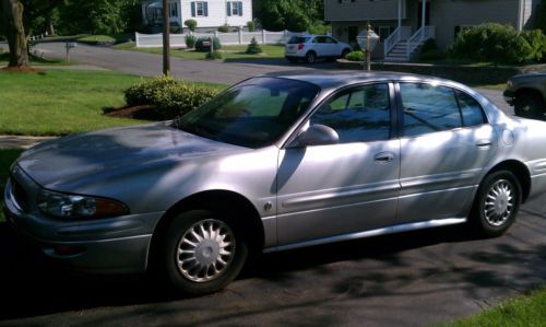 2003 buick lesabre custom with low miles, silver gray with clothe gray interior