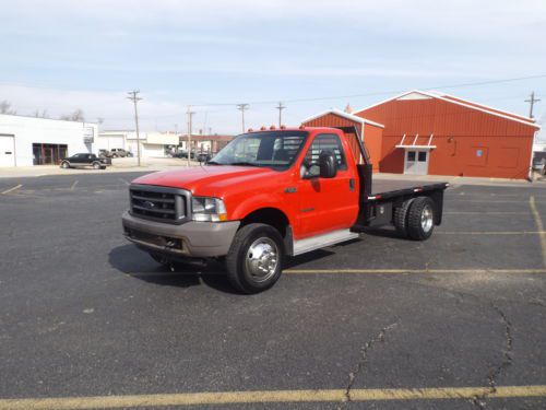 2002 ford f-550 super duty xl  7.3liter power stroke diesel 4x4 dump bed 62k mi