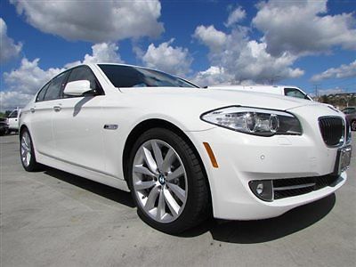 11 bmw 535i sedan white tan interior priced for quick sale