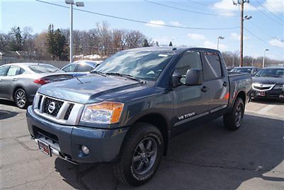 2013 titan pro-4x crew cab swb, premium and luxury pkgs, nav,dvd, 11617 miles