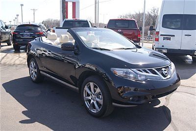 Pre-owned 2014 murano crosscabriolet awd, navigation, black/tan, 5571 miles
