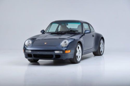 1998 porsche 993 carrera 2s rare ocean blue metallic/tan 6spd last of air cooled