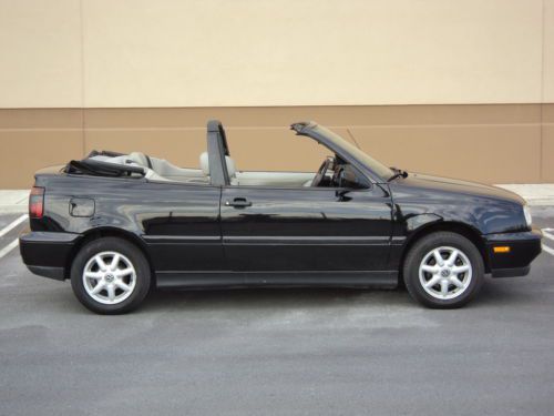 1998 vw cabrio gls convertible non smoker low miles clean must sell no reserve!