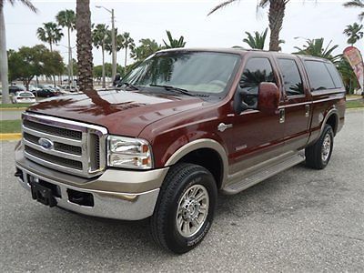 4x4 king ranch moonroof diesel alloys crew short topper bed slide nice truck fl