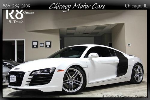 2008 audi r8 4.2l coupe r tronic carbon side blades mmi navigation ibis white