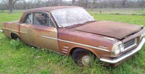 1963 pontiac lemans 326 3speed # matching unrestored