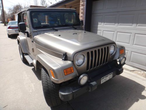 2003 jeep wrangler sahara sport utility 2-door 4.0l