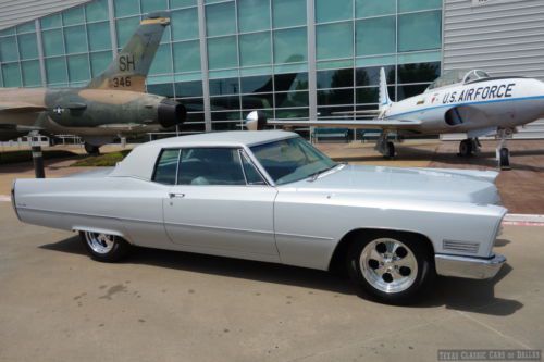 1967 cadillac coupe deville - restored show quality - special paint &amp; leather