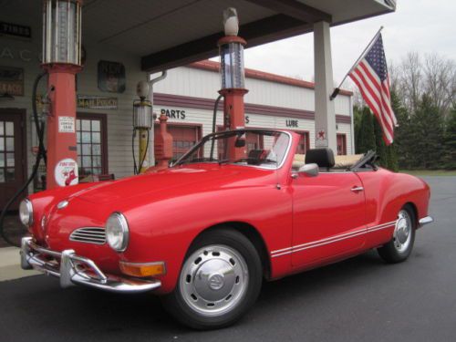 Volkswagen karmann ghia convertible, upgraded engine/suspension, great driver