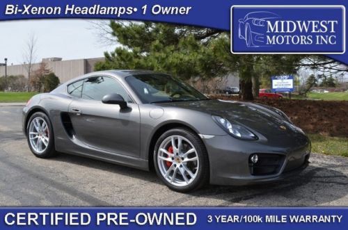 2014 porsche cayman s  certified 19 boxster s wheels xenons superb