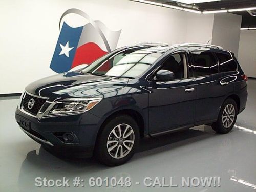 2014 nissan pathfinder sv leather rear cam 3rd row 12k texas direct auto