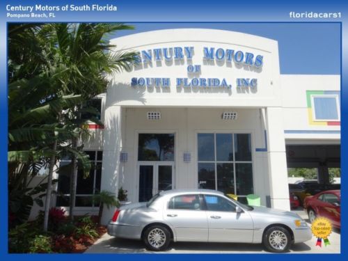 2002 lincoln town car 4.6l v8 auto low mileage leather loaded cpo warranty