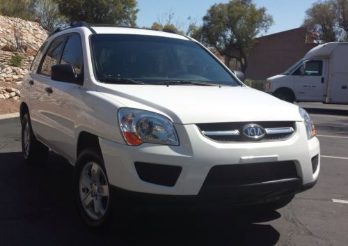 Kia sportage 2009 white arizona car from private seller low price no extra fees