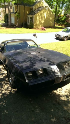 1980 trans am. t-tops runs good dark blue