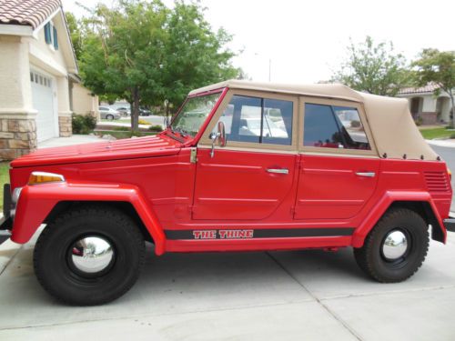 1973 volkswagen thing base 1.6l