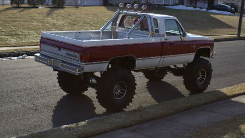 1983 chevy silverado 20 camper special lifted monster truck