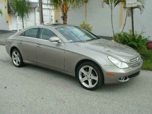 2007 mercedes benz cls 550 luxury sedan sunroof, leather interior, power options