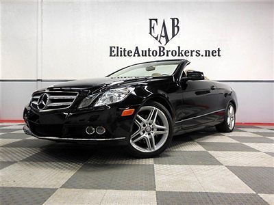 2011 e350 convertible amg sport pkg-loaded-clean carfax