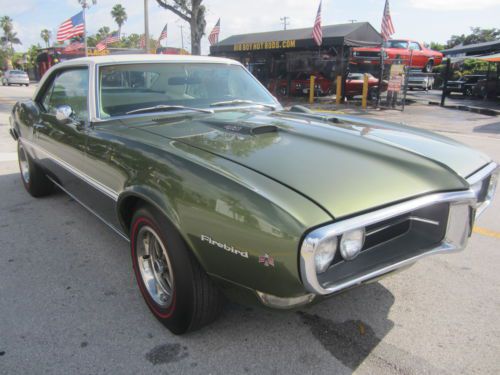 1968 pontian firebird 400 matching number show car like new american muscle car!