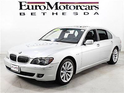 Premium sound luxury seating navigation 7 silver e65 750il 750i financing used