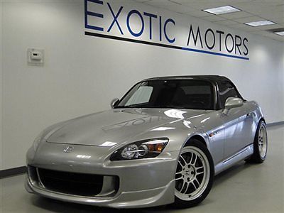 2007 honda s2000 convertible!! 6-speed 17-whls xenons power-blk-softtop 1-owner!