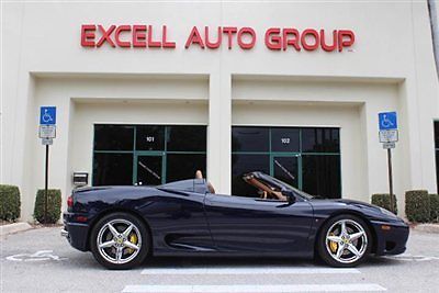 2002 ferrari 360 spider convertible for $799 a month with $16,000 dollars down