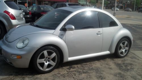 2001 vw beetle sport runsgood color silver wheel 17&#034; excellent condition 5 speed