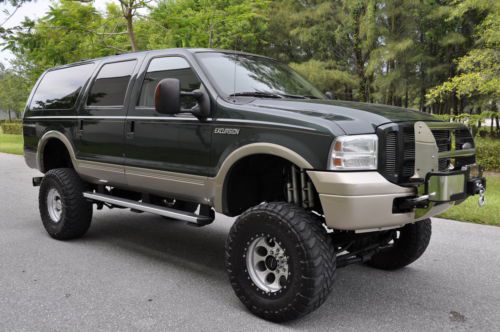 2005 04 03 02 01 ford excursion eddie bauer 4x4 only &#034;80k miles&#034; lifted monster
