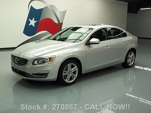 2014 volvo s60 t5 premier sunroof htd leather 4k miles texas direct auto