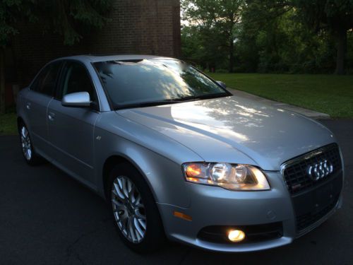 2008 audi a4 s line 2.0l turbo quattro clean carfax no accidents!!!!!