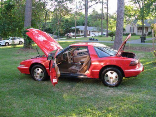 1988 buick reatta base coupe 2-door 3.8l mileage 90367 red exterior tan interior