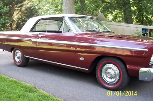 Fairlane  500 sports coupe 289 factory bucket seats and floor shift console