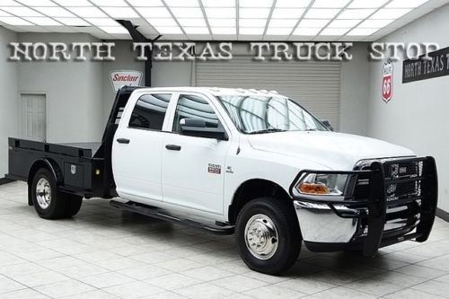 2011 dodge ram 3500 diesel 4x4 dually flat bed hauler slt crew cab