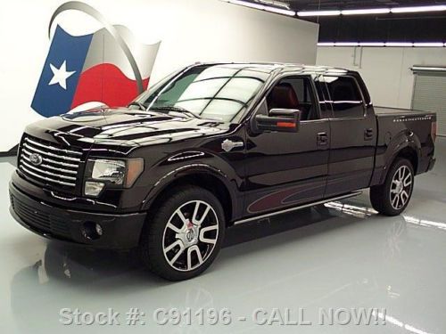 2010 ford f-150 harley-davidson crew sunroof nav 51k mi texas direct auto