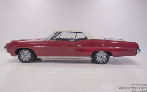 1968 pontiac bonneville convertible! 55,346 miles! original interior! serviced!