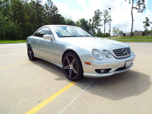 2001 mercedes benz cl600 coupe with amg options &amp; aftermarket wheels