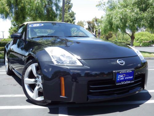 2009 nissan 350z grand touring convertible - clean carfax - california car