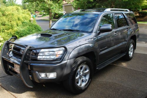 2004 toyota 4 runner sport edition 4-door, 4wd, v8, 1 owner, galactic gray