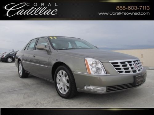 11 dts 4.6l v8 1 owner cadillac certified warranty low miles deville 2010 2009