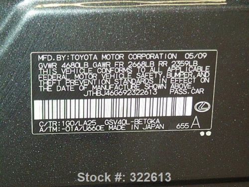 2009 LEXUS ES350 CLIMATE SEATS SUNROOF NAV REAR CAM 57K TEXAS DIRECT AUTO, US $20,980.00, image 12