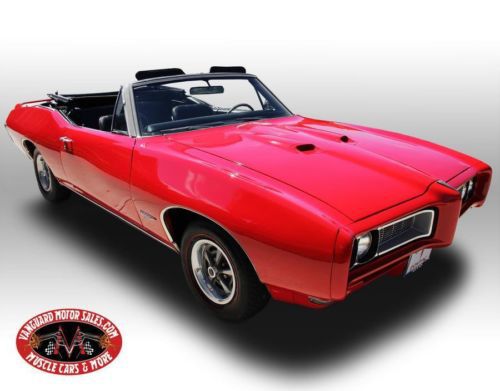 1968 pontiac gto convertible 455 restored gorgeous